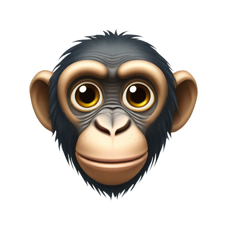 genmoji: chimpanzee with tentacles