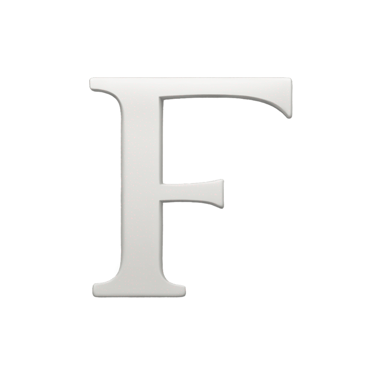 genmoji: Letter f