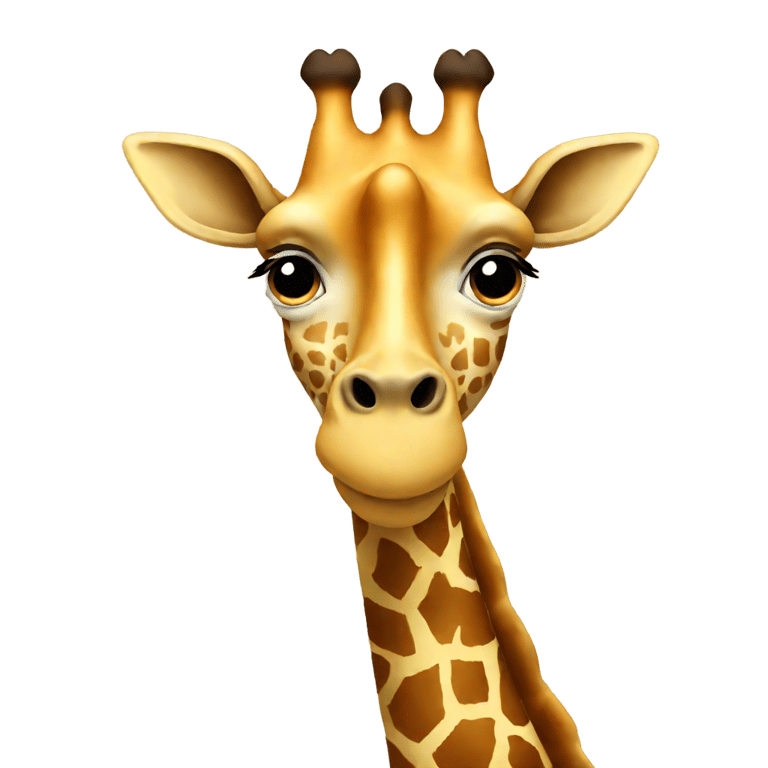 genmoji: giraffe in the style of microsoft