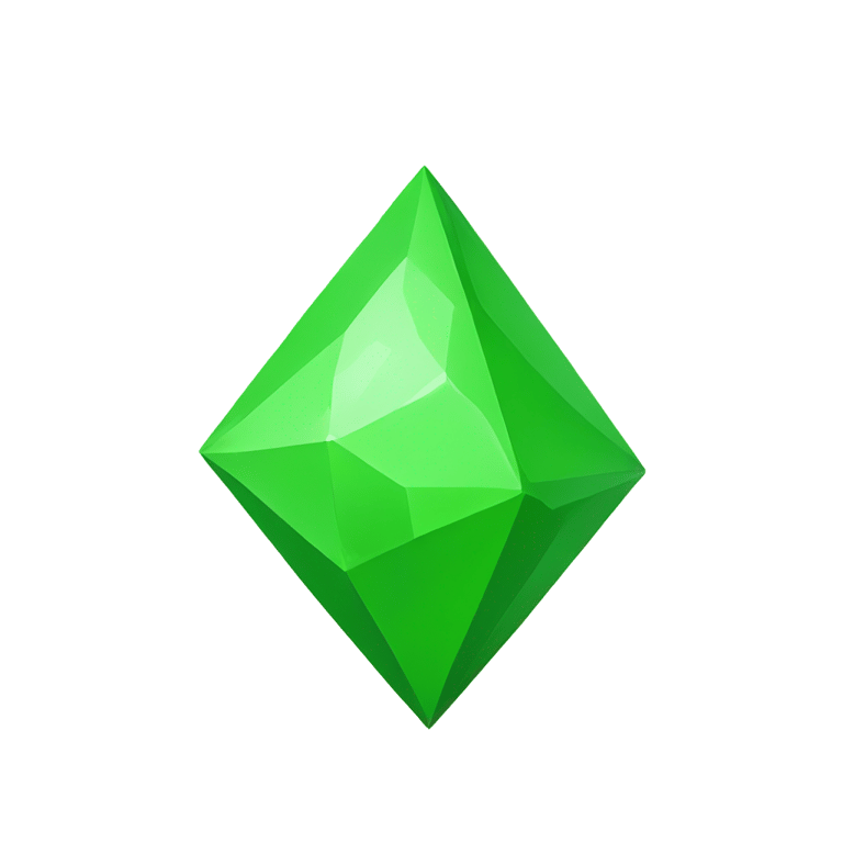 genmoji: Plumbob green