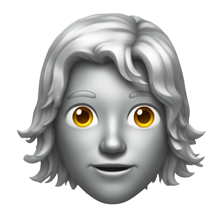 genmoji: Silver Metal