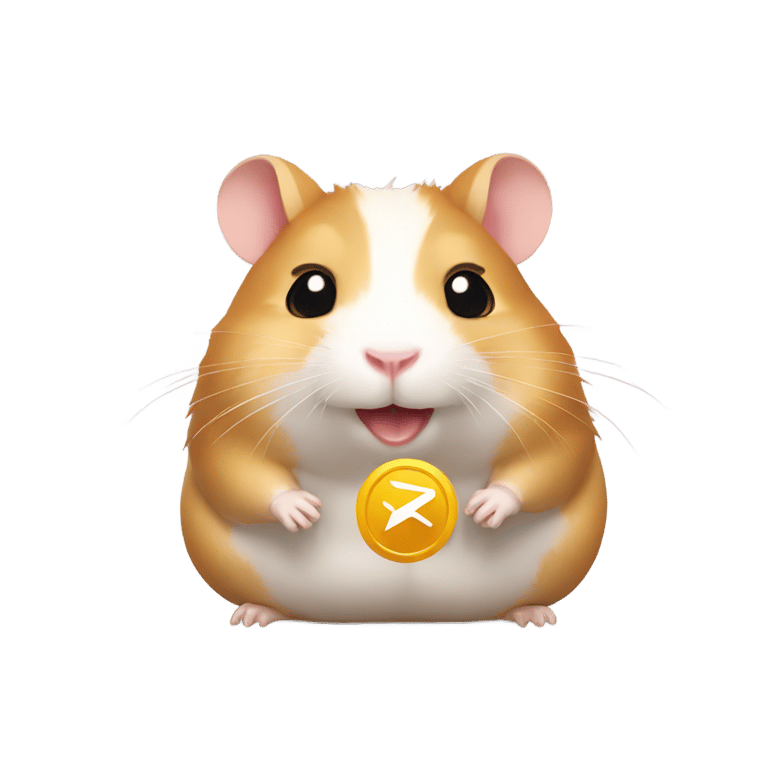 genmoji: hamster with YouTube golden play button