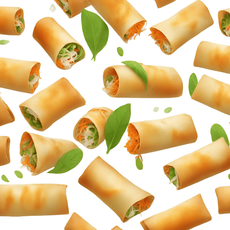 genmoji: Cute spring rolls