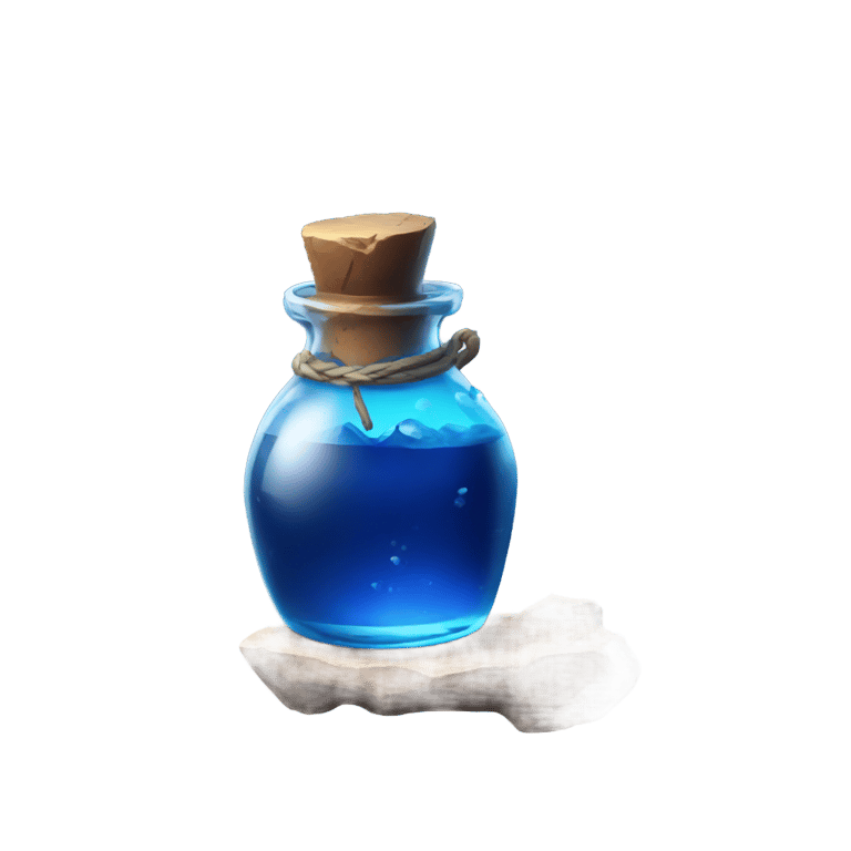 genmoji: bleu Fortnite Mini Potion