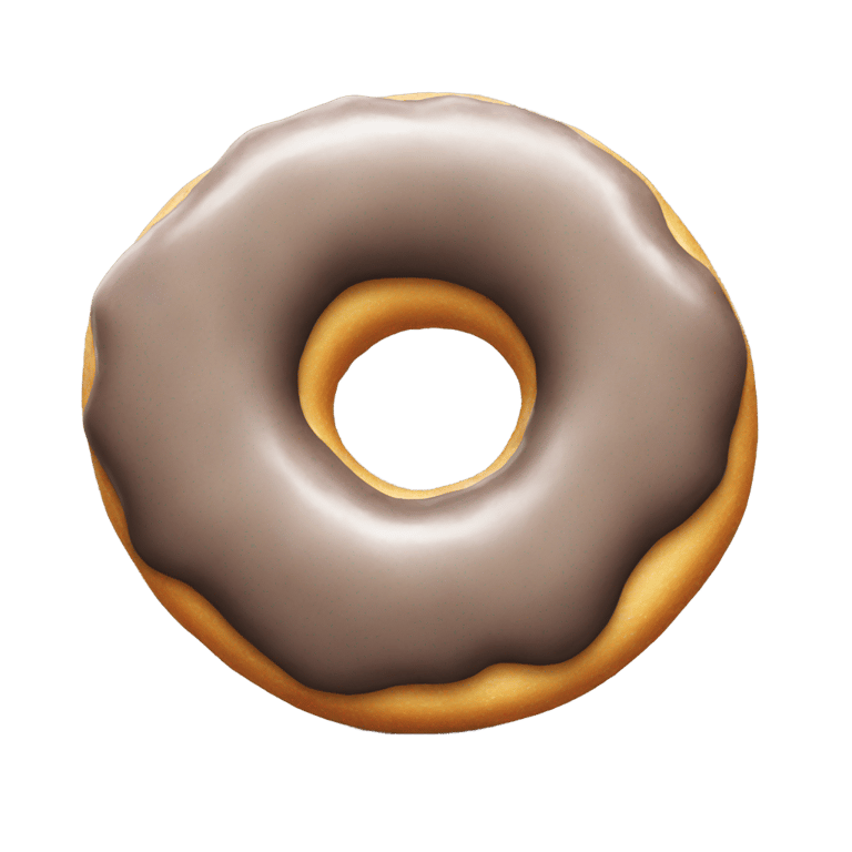 絵文字：Rock shaped like a donut