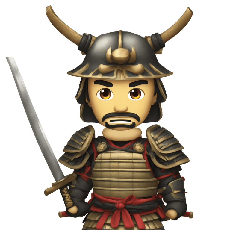 genmoji: japanese samurai warrior