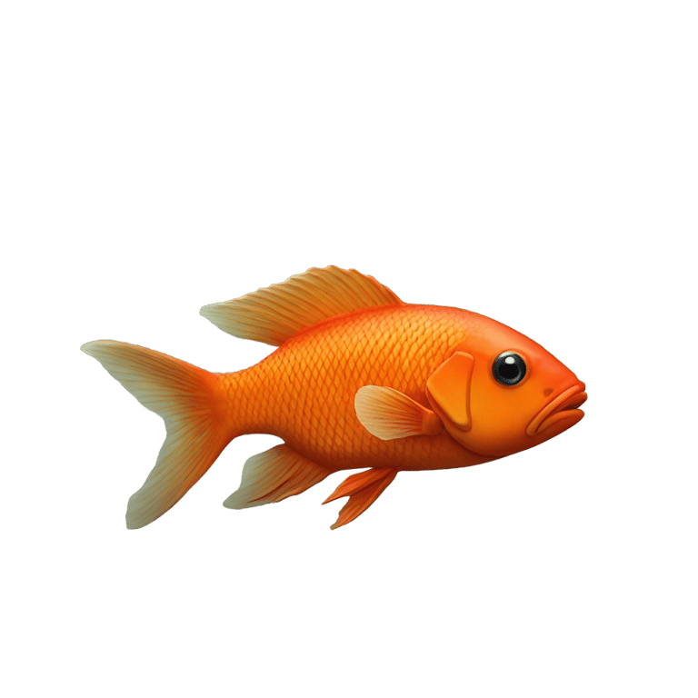 genmoji: garibaldi fish