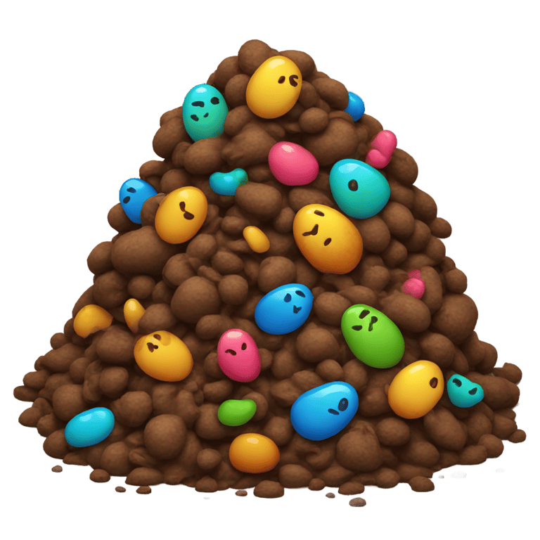 genmoji: Colorfull Pile of Poo