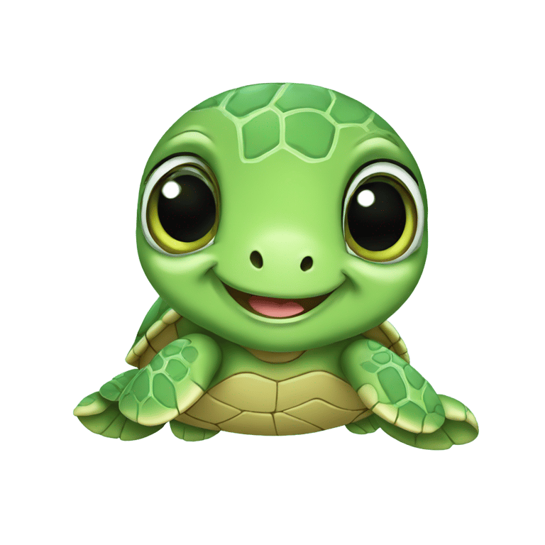 genmoji: Cute baby sea turtle