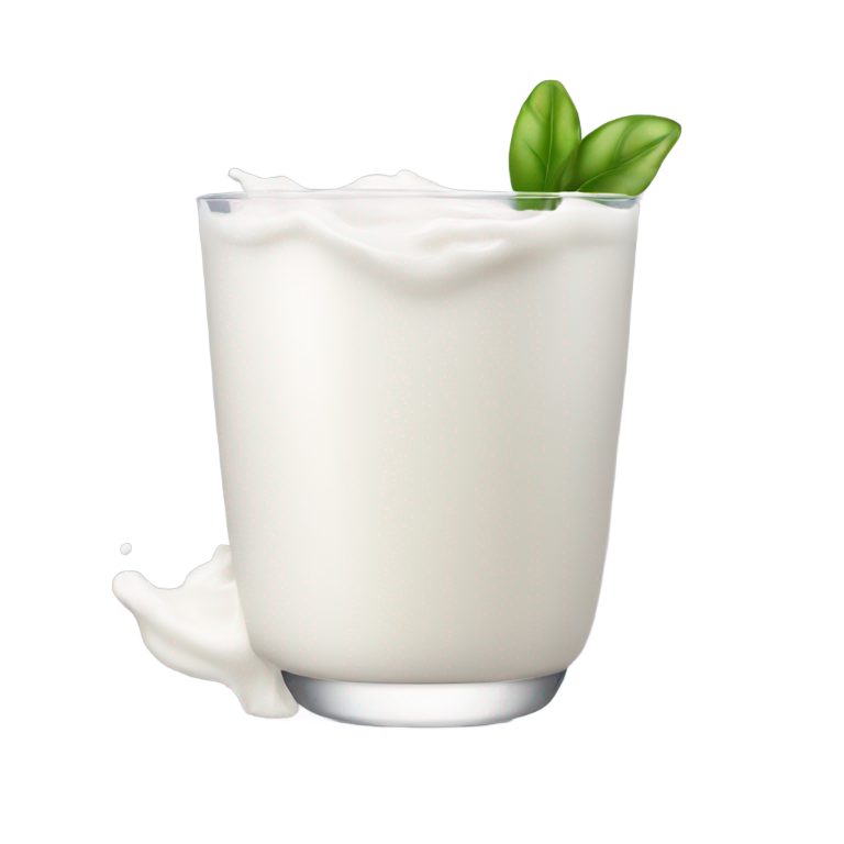 genmoji : Lait sans fond