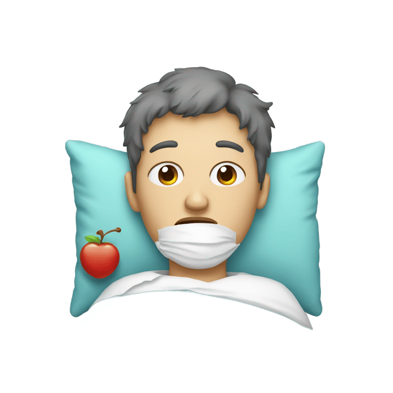 genmoji: Sick person