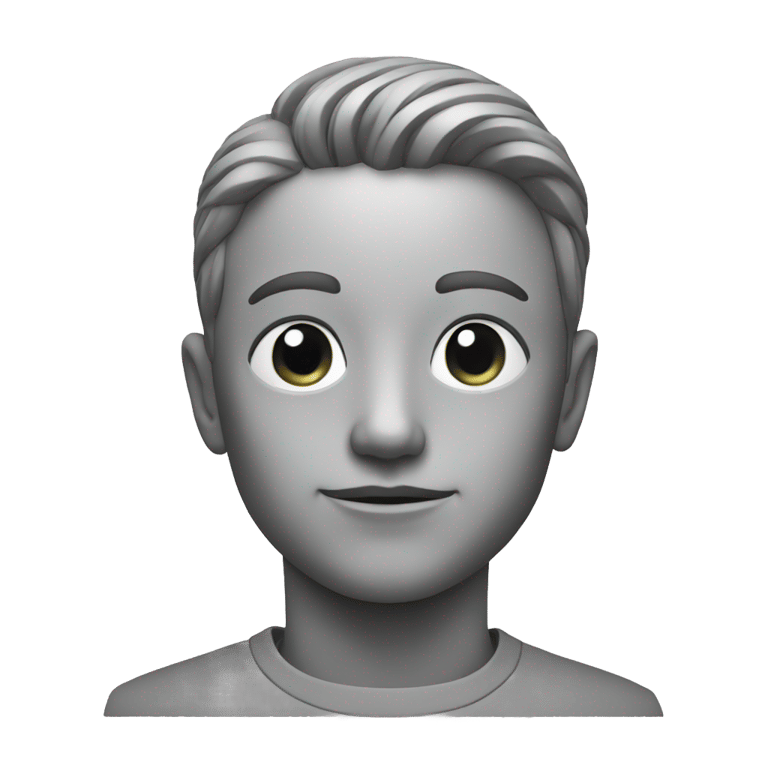 genmoji: monochrome ai