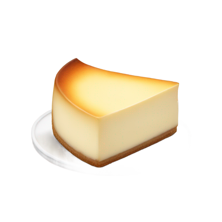 genmoji：A piece of cheesecake