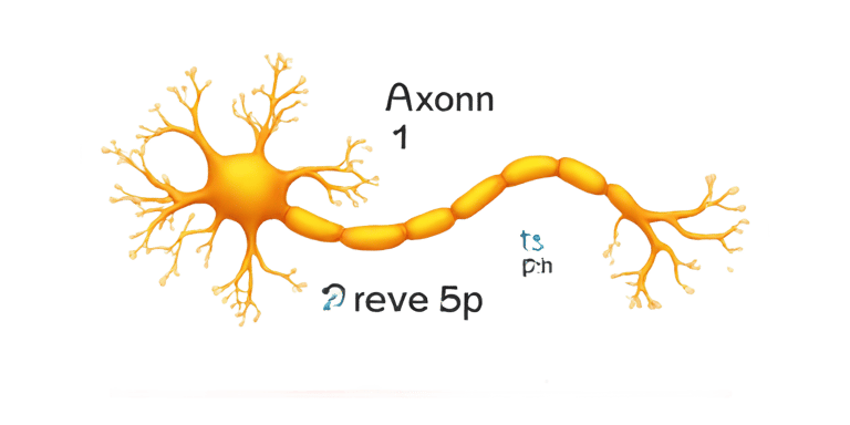 絵文字：myelin that wraps axon