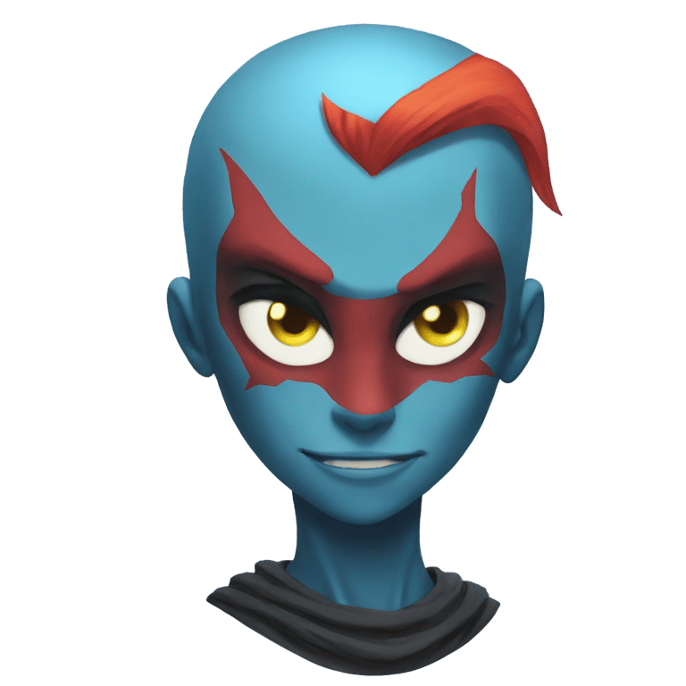 genmoji: Undyne Undertale