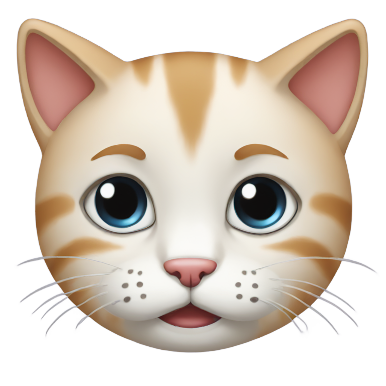 genmoji : chat qui pleure