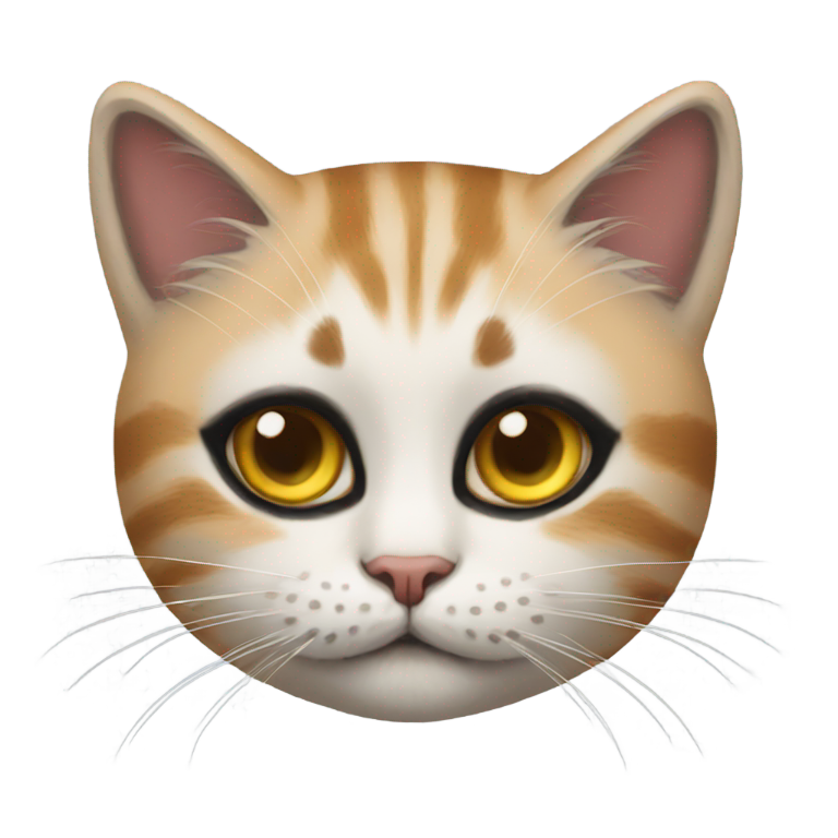 genmoji: cat facepaint