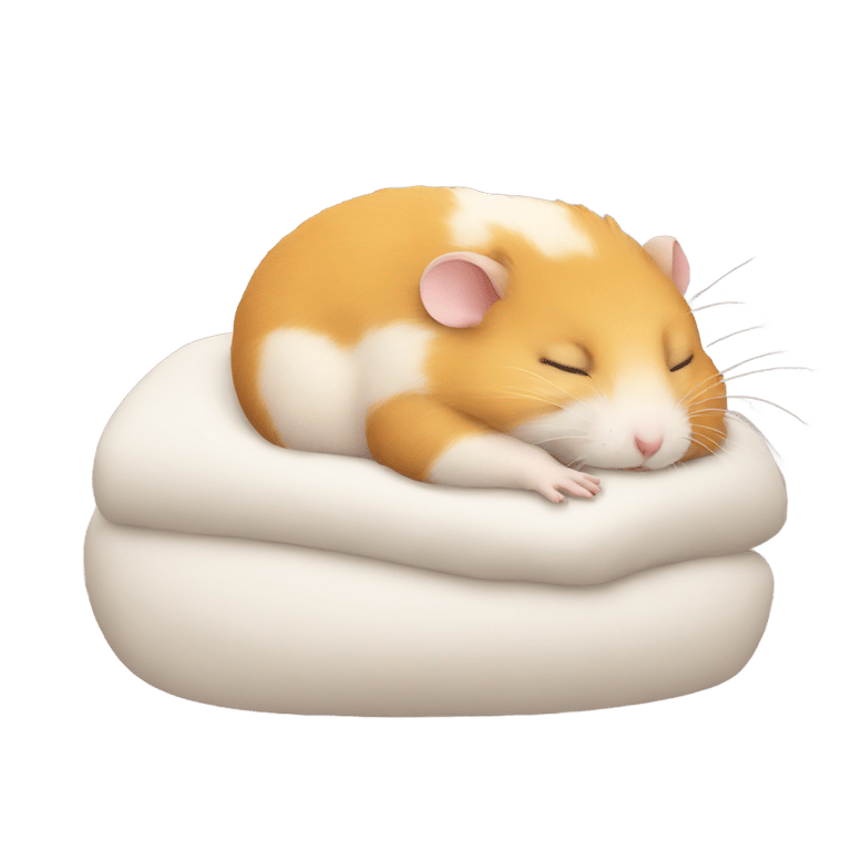 genmoji: Hamster sleeping