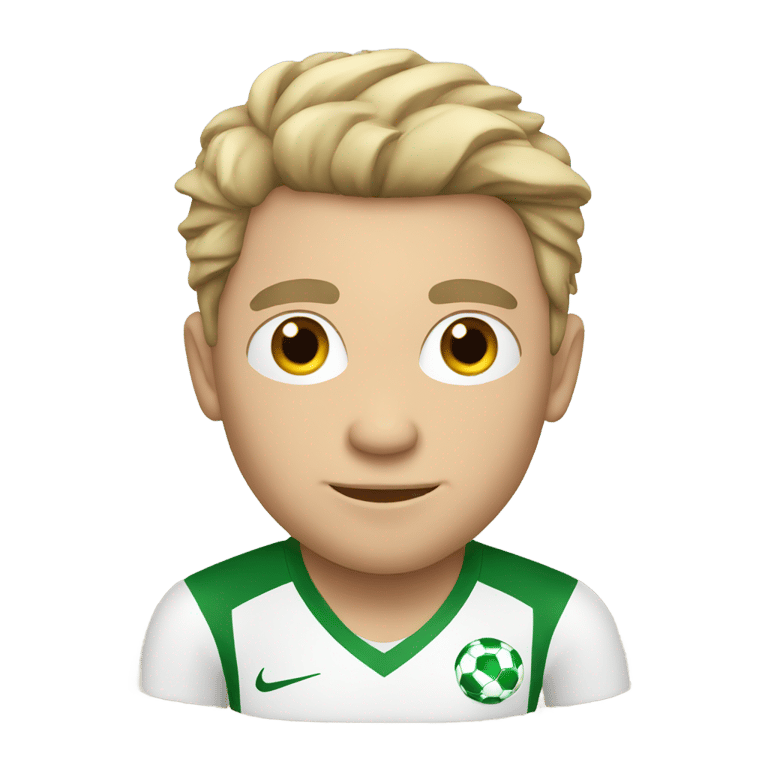 genmoji: white man soccer