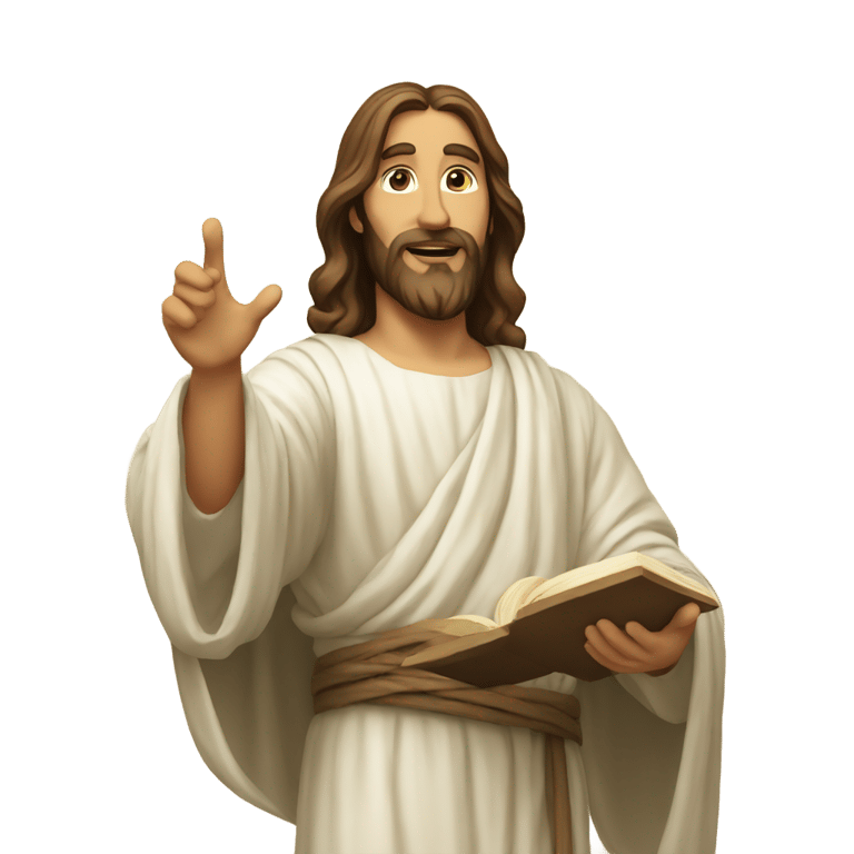 genmoji: jesus teaching