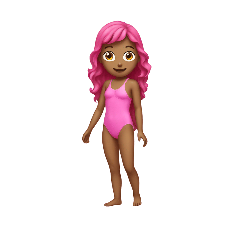 genmoji: A pink swimsuit