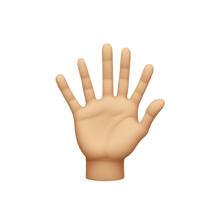 genmoji: Hand shaped like U