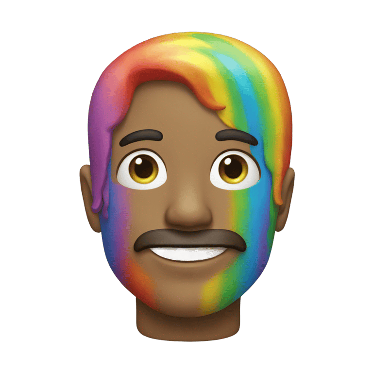 genmoji: Rainbow man