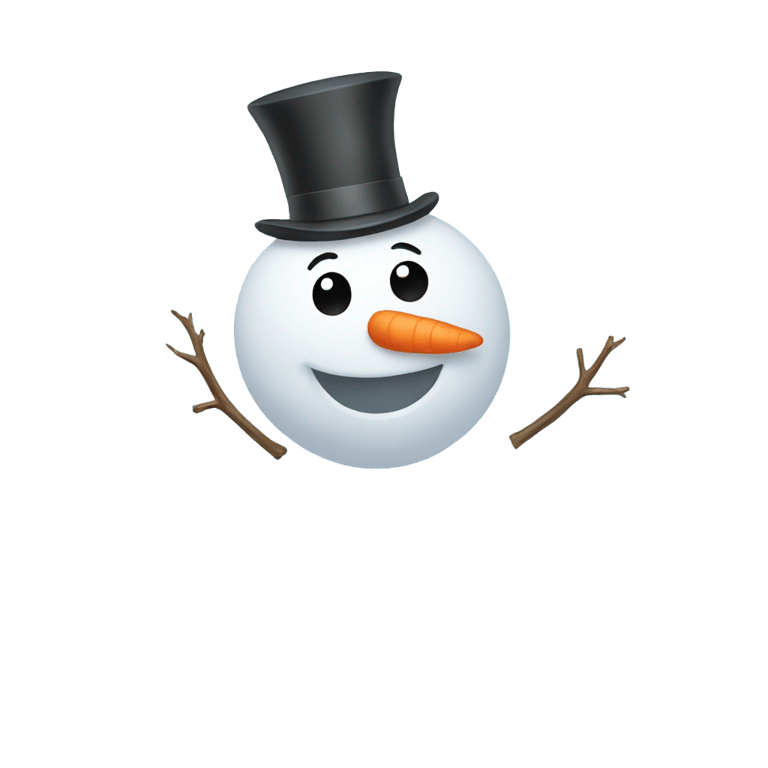 genmoji: ☃️🌨️