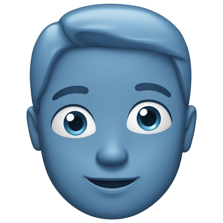 genmoji: +1 with blue skin color