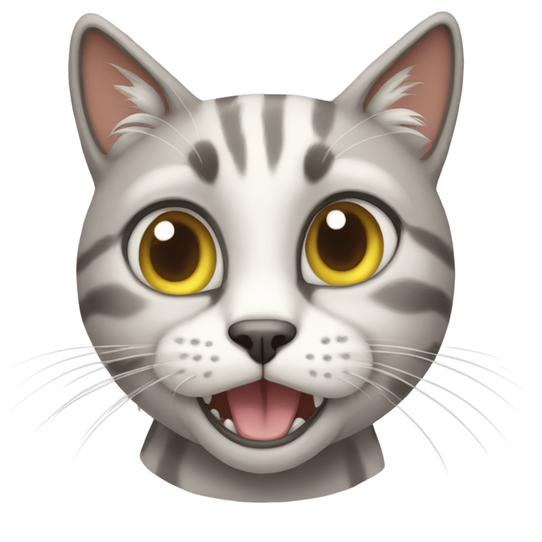 genmoji: derpy stupid cat