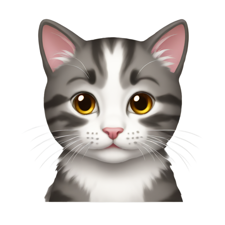 絵文字：子猫を作る