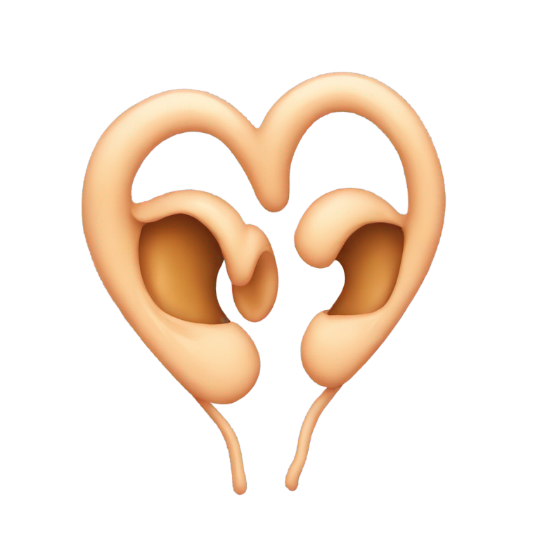 genmoji : Coeur d'oreille