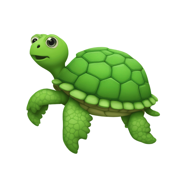 genmoji: A mix between a turtle and a ciliated bacteria