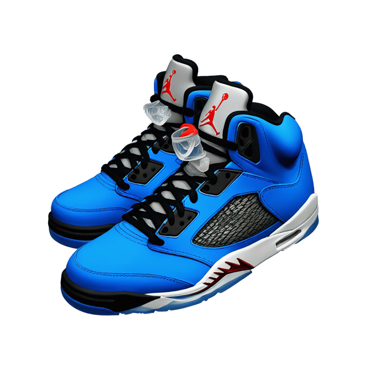 genmoji: Blue Jordan 5s