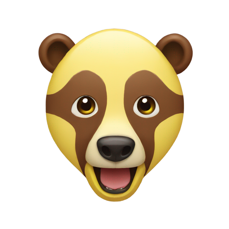 genmoji: Bear banana