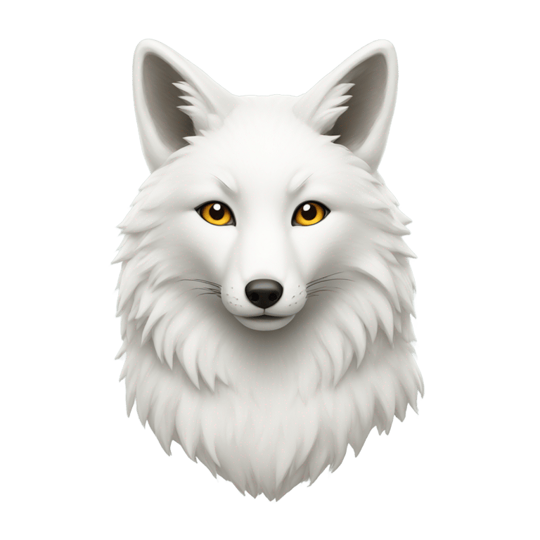 絵文字：white fox