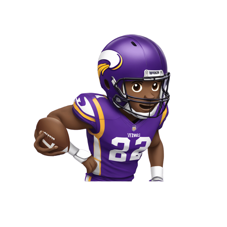 genmoji: Minnesota Vikings football player