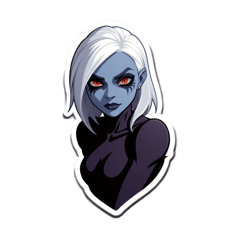 genmoji: femboy drow