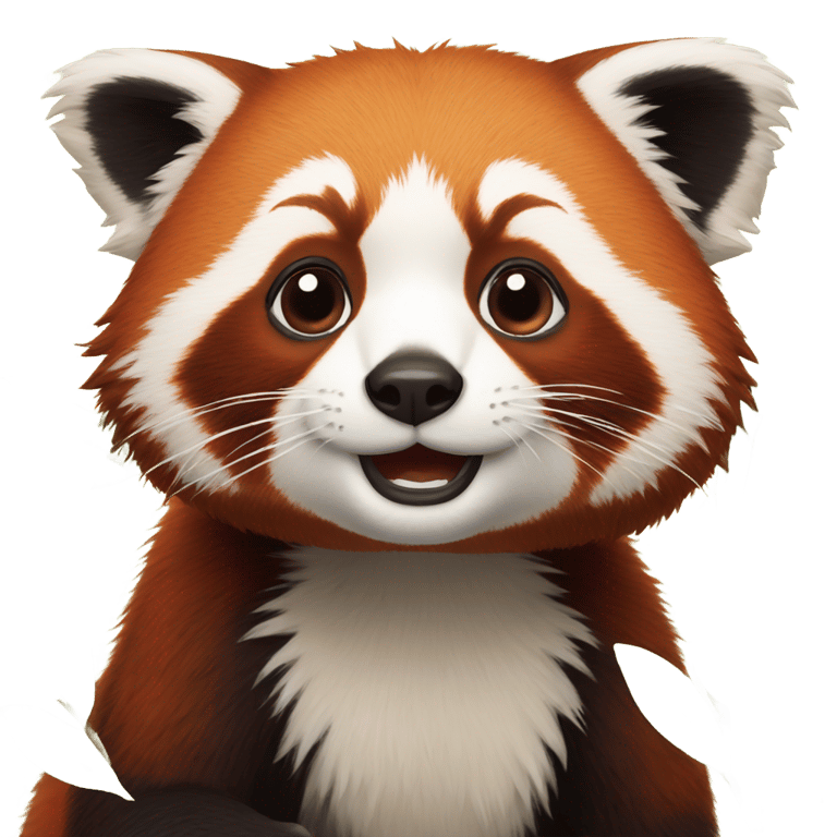 genmoji: Orchard red panda