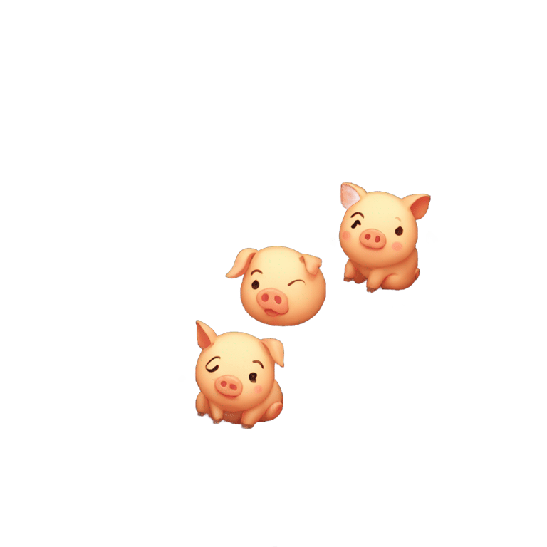 genmoji: Mooncake pig