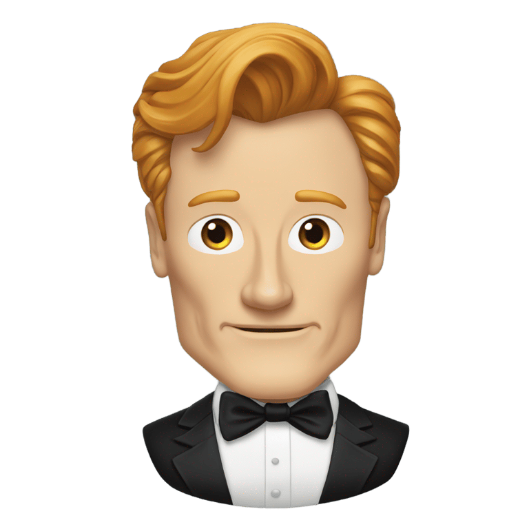 genmoji: conan o’brien tuxedo