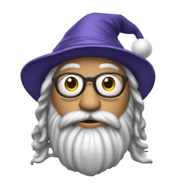 genmoji: Wizard with a baseball hat