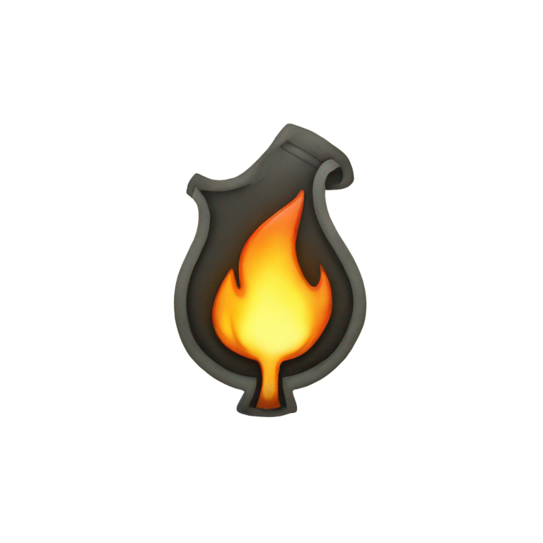 genmoji: money in fire