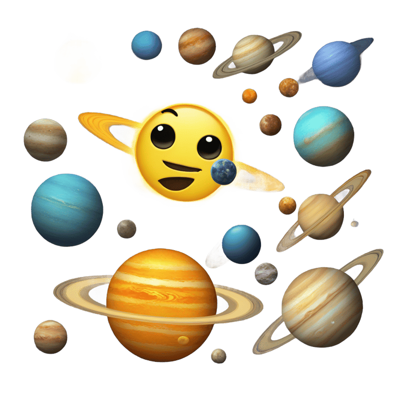 genmoji : The crazy solar system