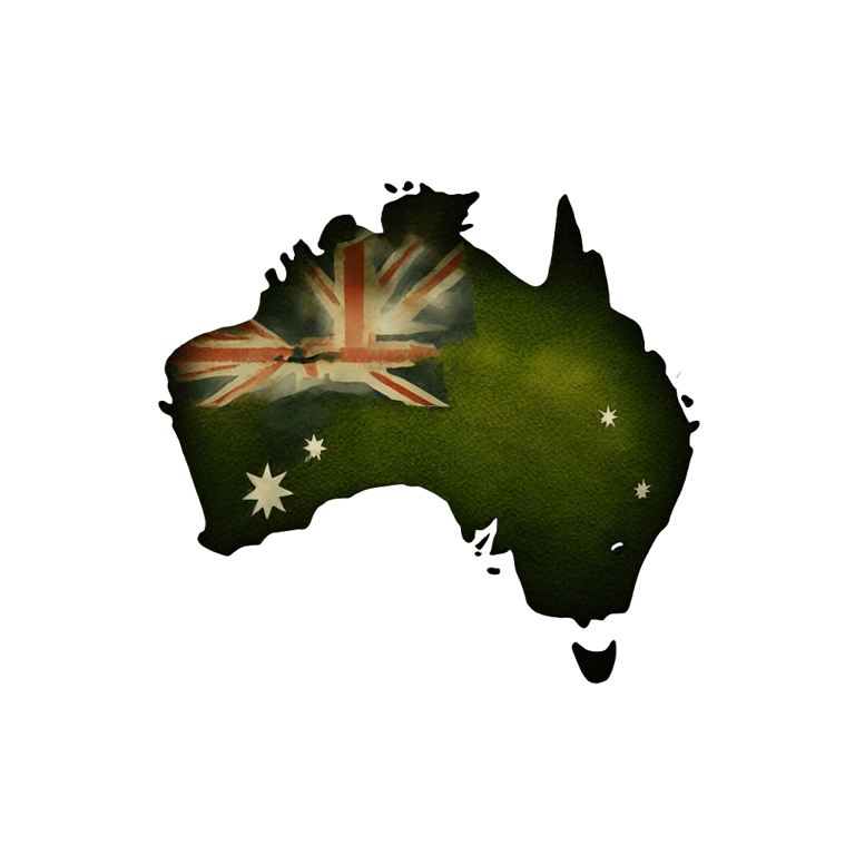 genmoji : upside down australia