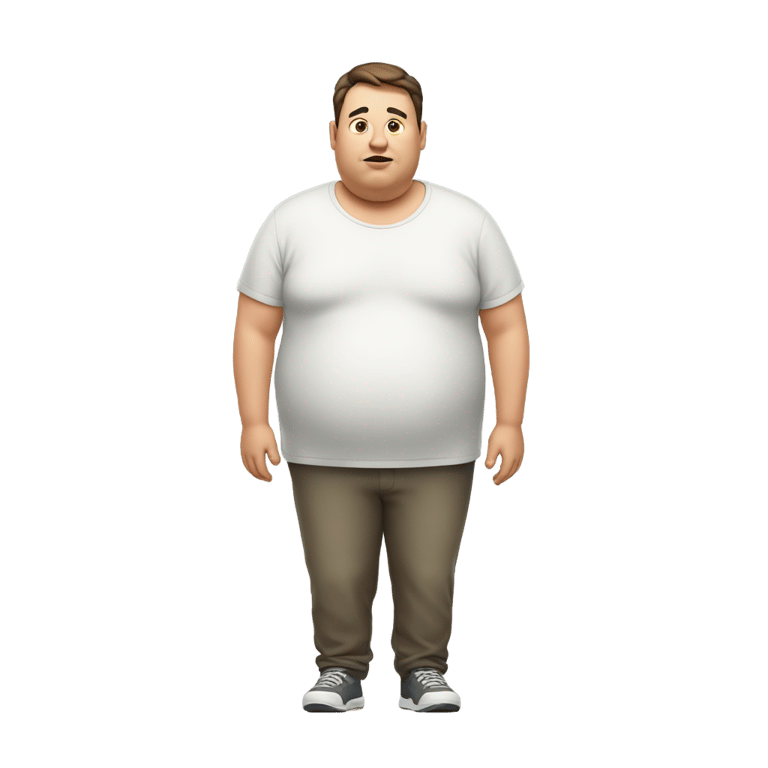 genmoji: obese man