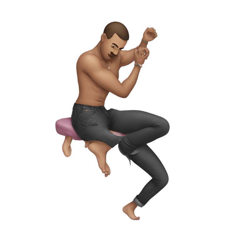 genmoji : faggot doing a lap dance