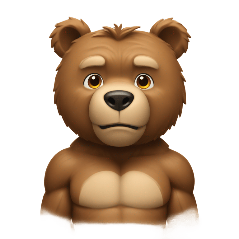 絵文字：Ted2 movie bear with muscles