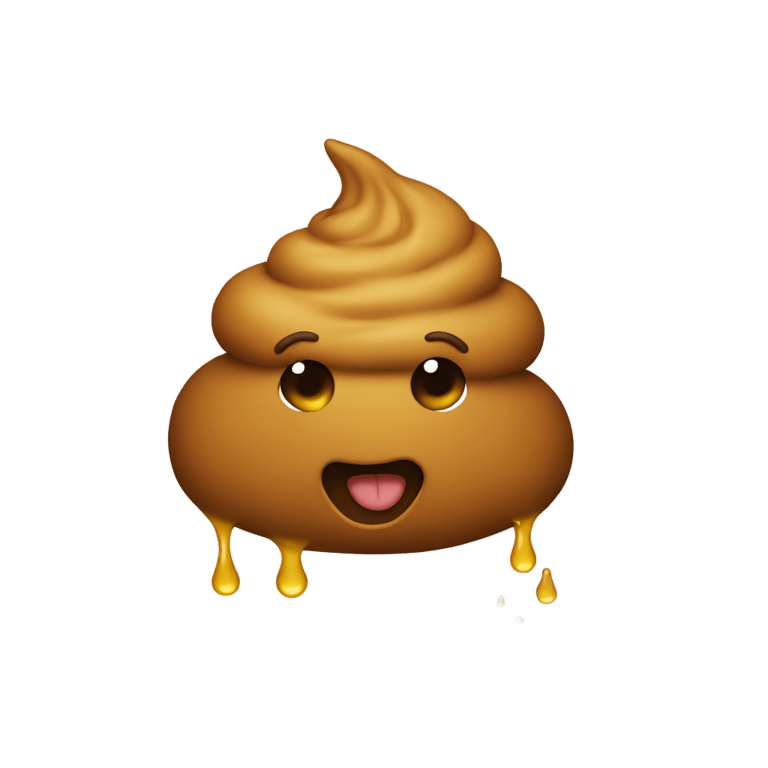 genmoji: poo with pee