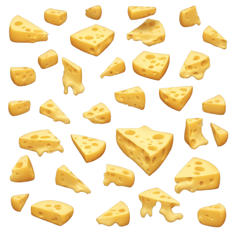 genmoji: Gooey cheese